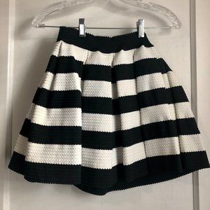 Black Stripe Skirt